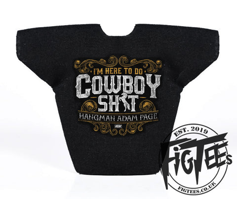 Hangman Adam Page Cowboy Action Figure Tee