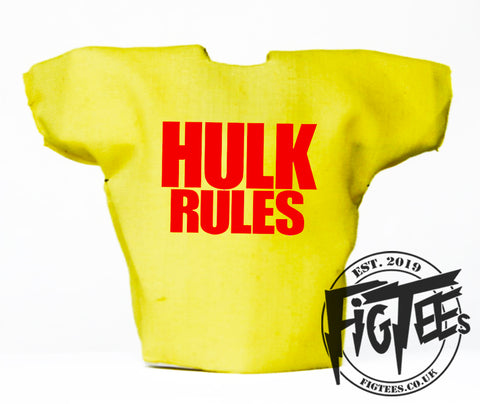 Hulk Hogan 'Hulk Rules' Action Figure Tee